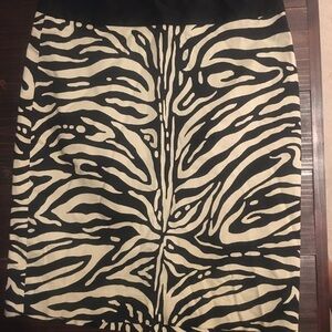 The Limited Zebra Skirt